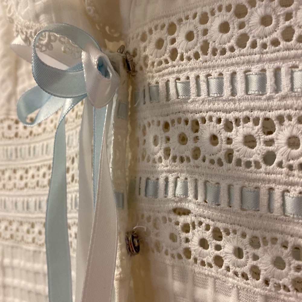 VINTAGE WHITE ROBE - Picture 7 of 8